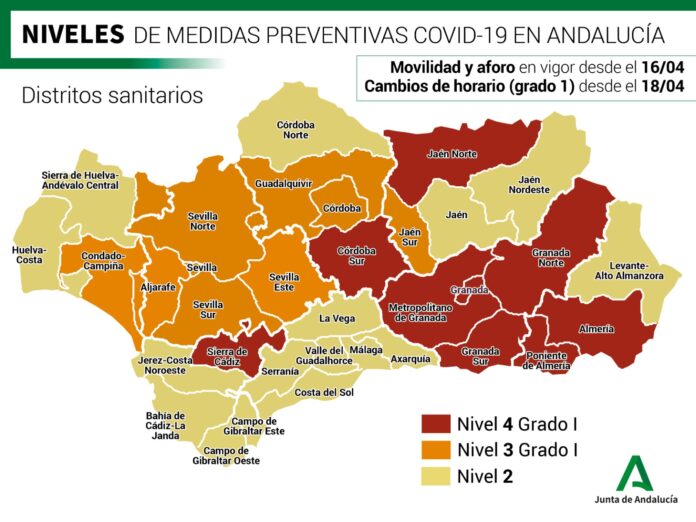 La Junta de Andalucía sitúa a toda la provincia de Sevilla en el nivel de alerta 3 grado 1