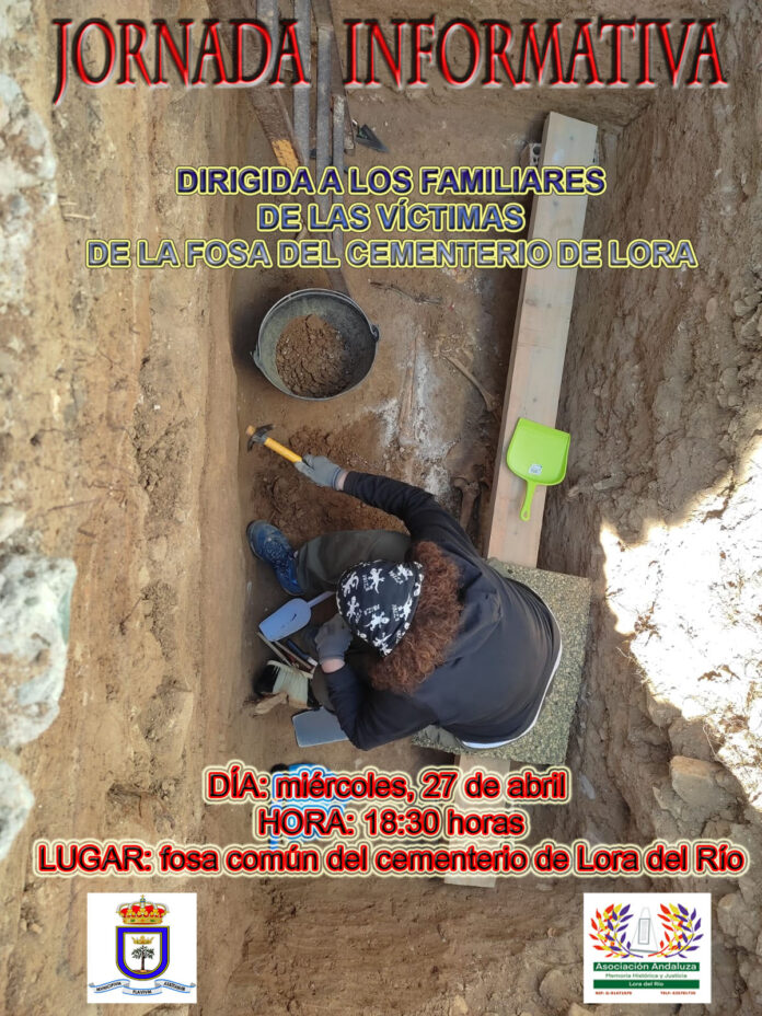 Jornada informativa dirigida a los familiares de las Víctimas de la fosa del cementerio de Lora