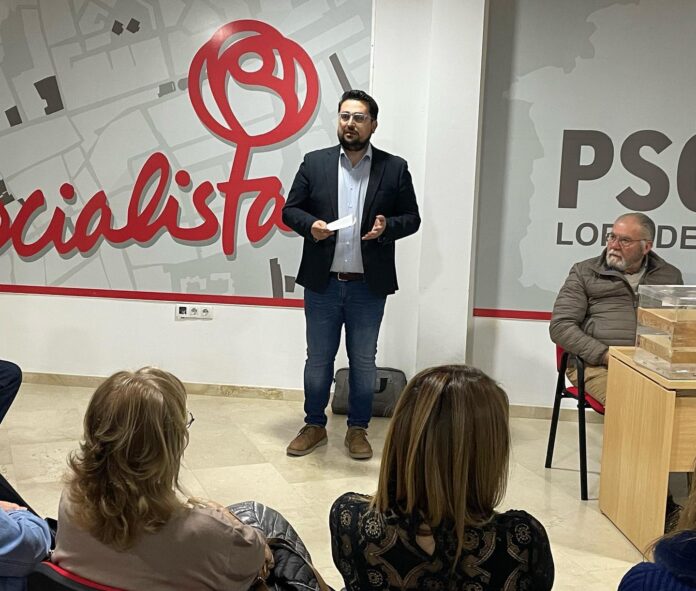 Fran Carrasco será el candidato del PSOE de Lora del Río para las próximas elecciones municipales