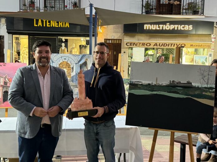 Eduardo Gómez Query, ganador del XIII Concurso de Pintura Rápida 'Villa de Lora del Río – Nuestra Señora de Setefilla'