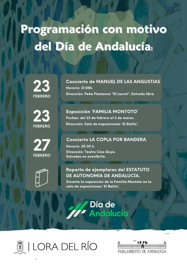 Presentada la programación cultural de Lora del Río con motivo de la celebración del Día de Andalucía 28F